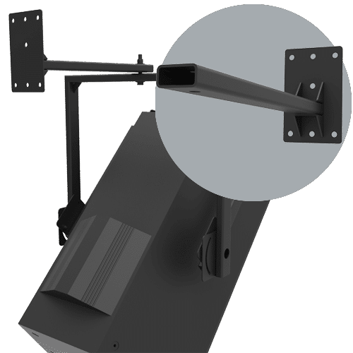 SAS-100-20 STEERABLES, 20", WALL MOUNT ARM